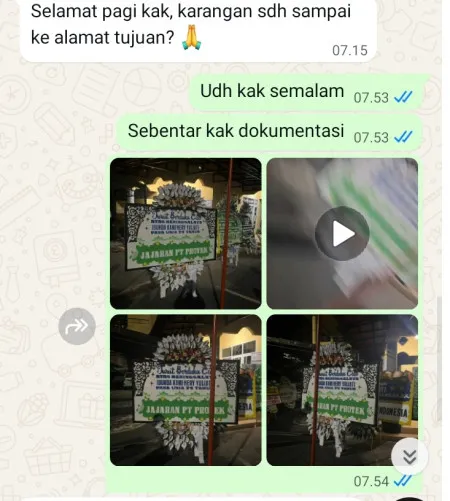 Pengiriman Papan Bunga Selamat Duri Kepa
