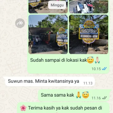 Pengiriman Papan Bunga Duka Duri Kepa