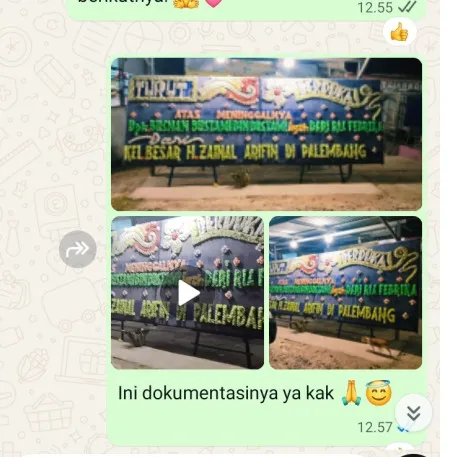 Pengiriman Papan Bunga Duka Duri Kepa