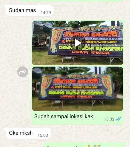 Pengiriman Papan Bunga Duri Kepa